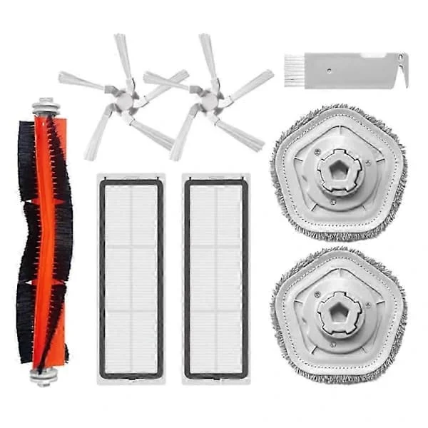 Ersättning för Bot W10 W10 Pro Självrengörande Robotdammsugare och Mopp Huvudsida Borste Hepa Filter Moppdynor js