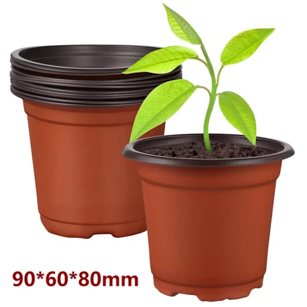20-pakke dyrkingspotter, gjenbrukbare frøposer for innendørs og utendørs planting, 9x8 cm