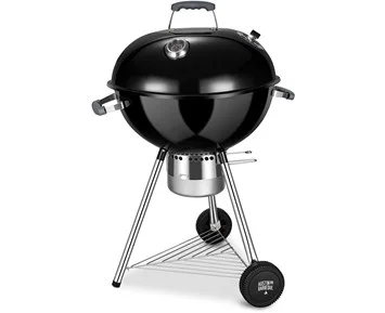 Austin and Barbeque AABQ Charcoal 66cm - Stor kolgrill med termometer i rostfritt stål