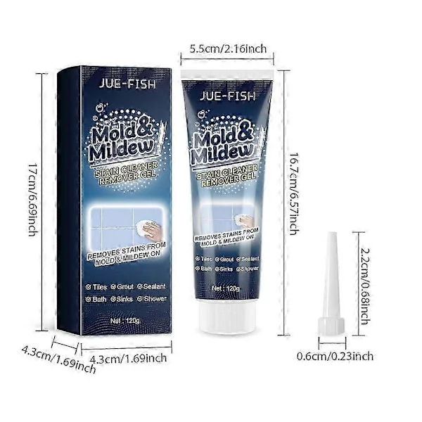MOULD MAGIC EXTREME GEL FJERNER 120G TUBE SILIKON VASKER FUGE Sikker Øko