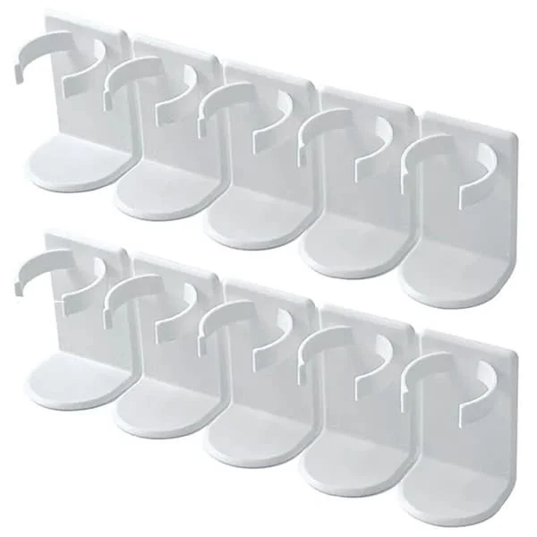 Wall Mounted Spice Jar Holder Adjustable Spice Rack Organizer For Kitchen Bathroom Living Room 2