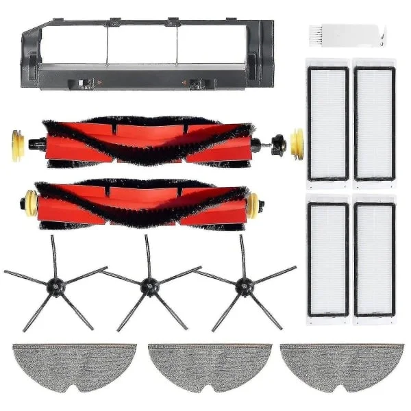 14-pack Ersättningsdelar Kompatibla med Roborock S6 S5 Robotdammsugare [JUN]