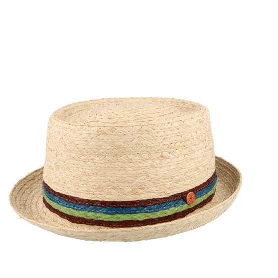 Mayser - Beige straw Hut - Gareth Raffia Beige Straw Hat @ Hatstore