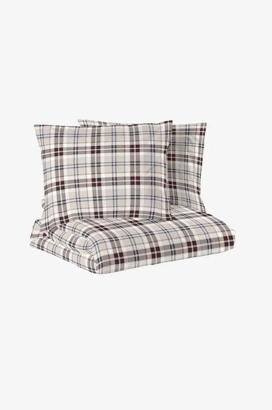 Redlunds - Trysil flanell 3-d bädd - Blå - Påslakanset - 220X210 - Från Homeroom