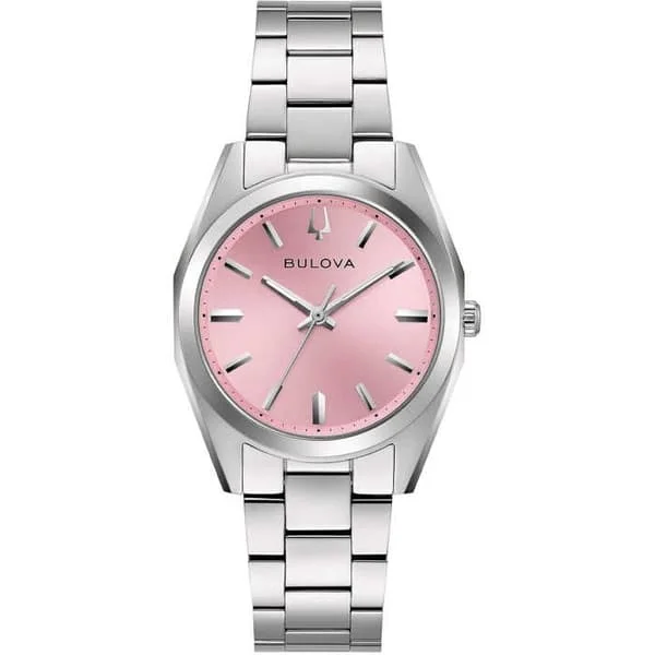 Klocka - Silverstål - Bulova - 96L348