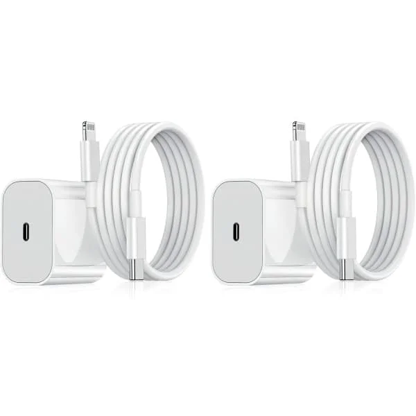 2-pakkaus iPhone-laturi – Pikalaturi-adapteri + USB-C 20W Valkoinen 2-pakkaus Samsung (20w Valkoinen) Samsung (20w Valkoinen) Samsung (20w Valkoinen) 