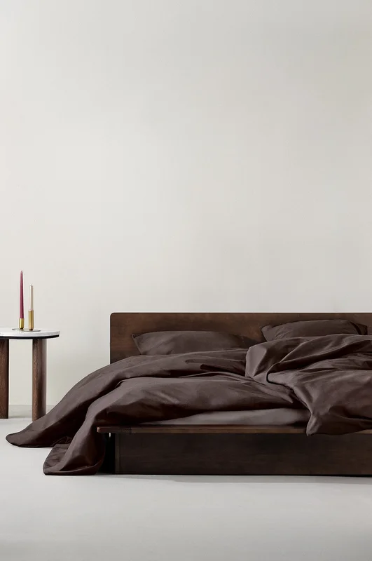 Jotex - Percale Påslakanset Enkelsäng - Ekologisk Choklad ZACK - Köp Enkelsäng hos Jotex