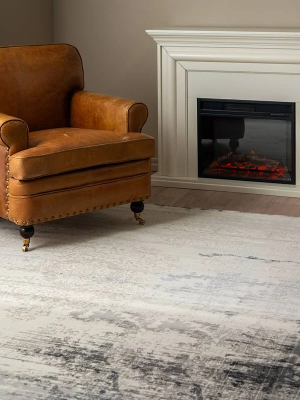 Vintage Grande Alaska Alfombra - Gris Claro/Blanco Crema 240X350 En Estilo Clásico