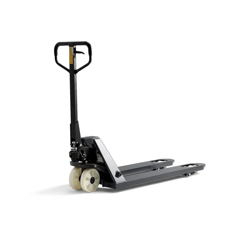 Pallyftare, Quicklift, 2000 kg, 1150 mm, boggie, nylon, grå