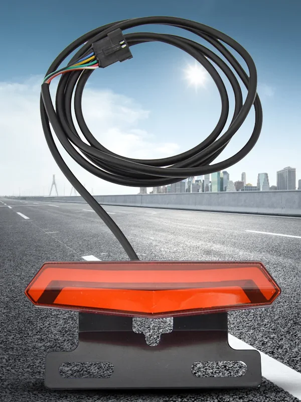 AliExpress - 24-48V Ebike frein avant feu arrière ensemble klaxon phare interrupteur économie d'énergie avec Ebike tour feu arrière fonctionnel vélo 