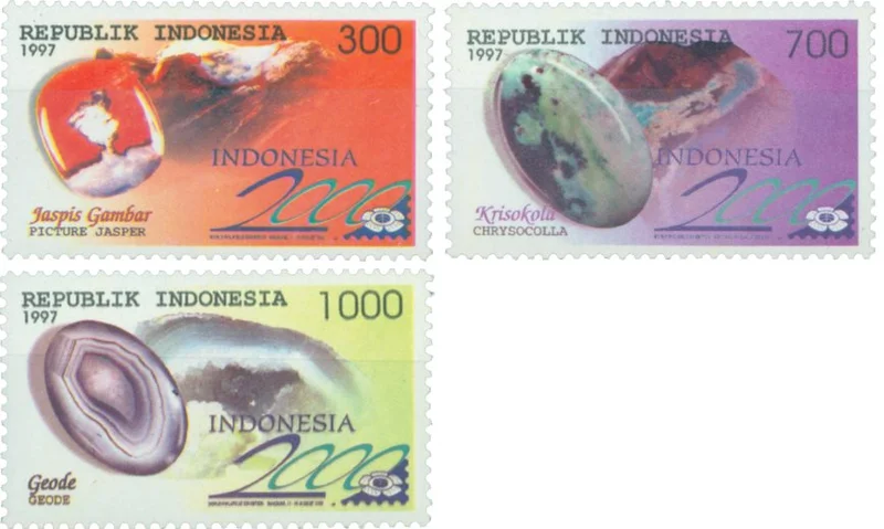 Indonesien - Ædelsten - Postfrisk