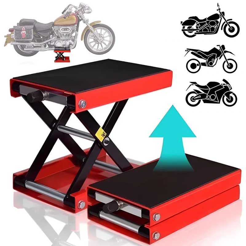 AliExpress - Table élévatrice de moto 500kg, élévatrice hydraulique robuste, pont large, cric de levage à ciseaux, cric de pied de Table pour moteur 