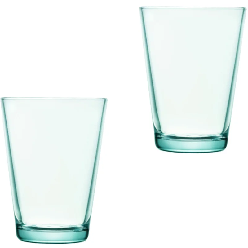 Iittala Glas 40 cl Vattengrön 2-pack | Dukning & Servering > Glas | Bagaren och Kocken