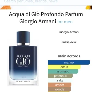 Acqua di gio profondo parfum