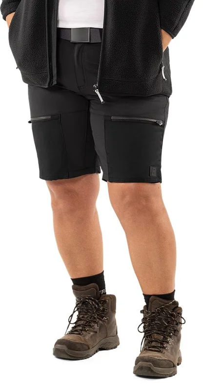 Fristads Outdoor Dam Carbon friluftsshorts semistretch, Svart