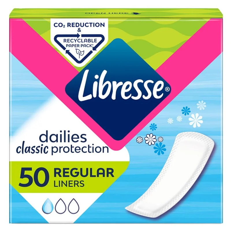 Libresse Trusseindlæg Classic 50 stk, Medicin & Pleje, Bind & Indlæg, Trusseindlæg
