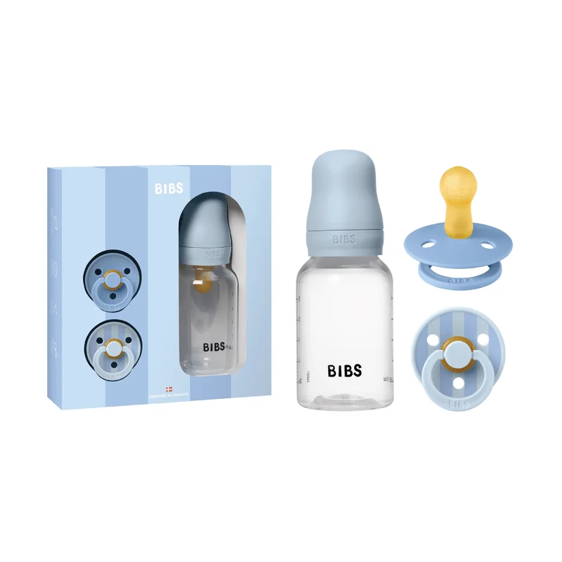 BIBS Baby Sprinkle Gavesett, Baby Blue, 1 sett