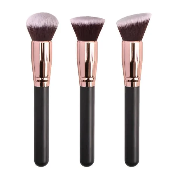 Single blush brush grooming brush powder brush makeup tool foundation brush beauty portable wooden handle