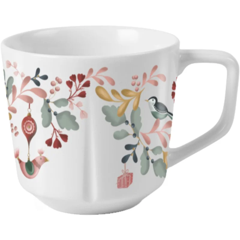 Rosendahl Grand Cru Cottage krus 30 cl - Hvid med dekoration | KitchenOne