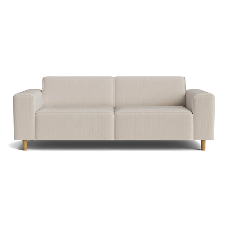 Seam 3 personers sofa - Lisboa Beige - 220x88x78 - Sofa, 3 personers sofa