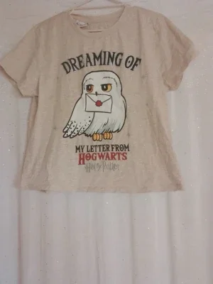 Harry Potter beige t-shirt med uggla