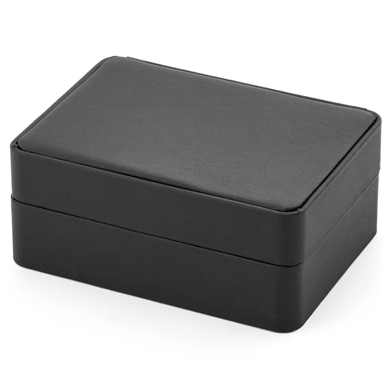 Handsome Matte Leatherette Cufflinks Case for Men - Cufflink boxes