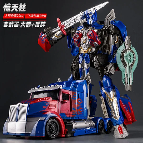 Transformers-lelut Optimus Prime -lelut Muuntuva auto Robotti Muuntuva toimintahahmomalli Lasten syntymäpäivälahja