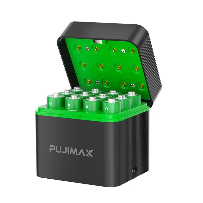 AliExpress - ﻿ PUJIMAX AA 4255mWh boîtier de charge Rechargeable chargeur pour Batteries 1.5V batteries au lithium chargeur à tension constante