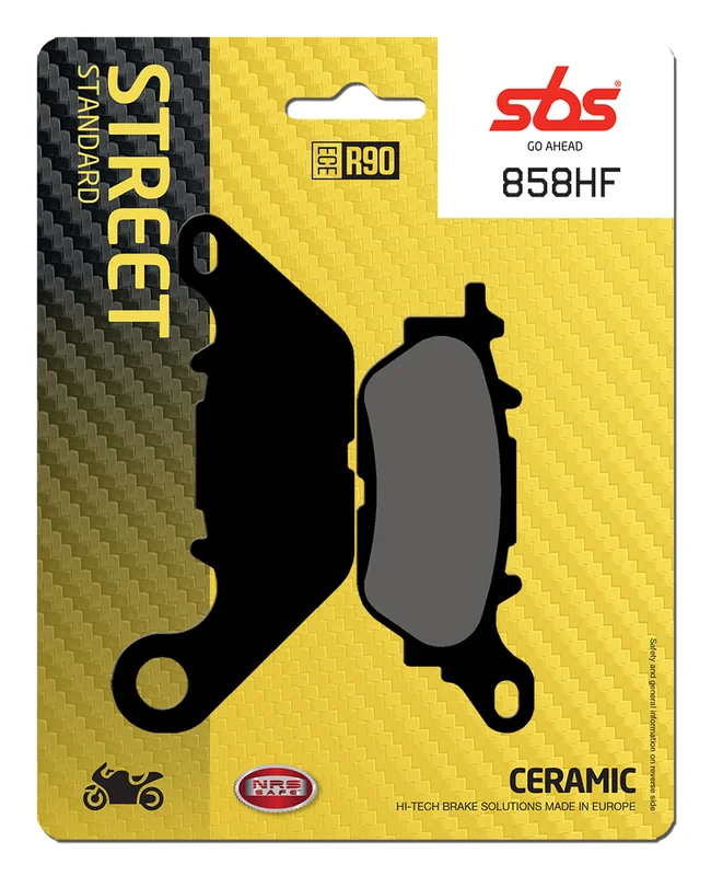 Pastiglie Freno SBS Anteriori e Posteriori Nere - Yamaha YBR 125 2008-2016