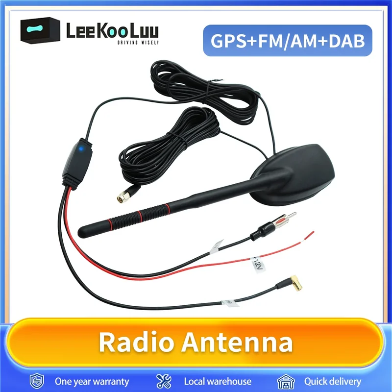 AliExpress - Leekooluu Dab Actieve Antenne Top Dak Mount Antenne Auto Dab + Gps + Fm Antenne Actieve Versterkte Top Dak Mount Waterdicht Stofdicht