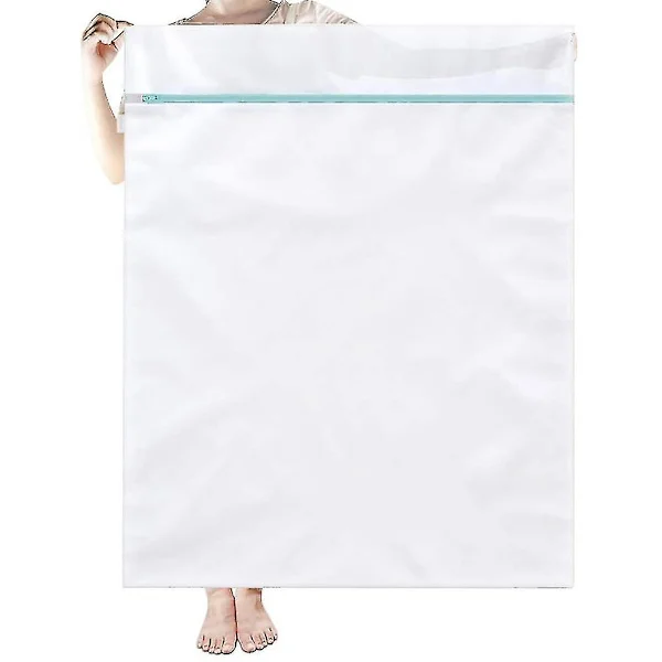 Tvättpåse Xxl För Tvättmaskin 90 X 110 Cm Tvättpåse Återanvändbar Fint Maskad