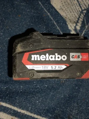 Metabo 18V 5.2Ah batteri