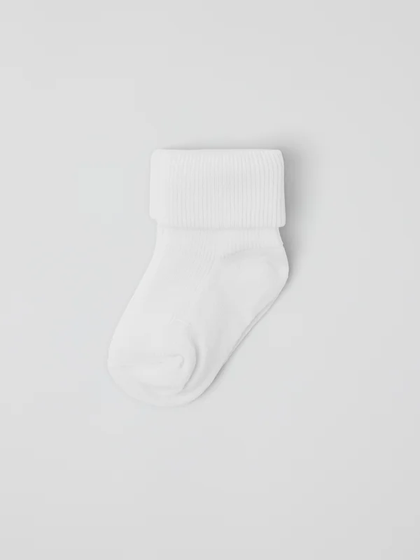 Sokker merinoull baby - 16 - 18 - barneklær - white - Polarn O. Pyret
