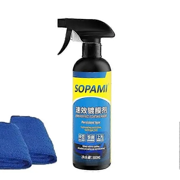 1/2/3X Sopami Billackeringsspray Skydd Snabb Bilvax Polish Motorcykel Set