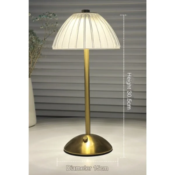 LED bordslampa enkel retro café atmosfärlampa bordslampa touch usb laddning bar bordslampa
