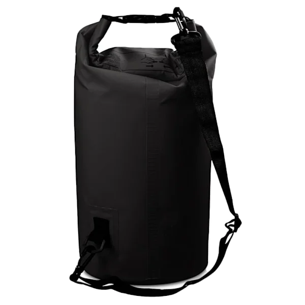 Vattentät Dry Bag Packsack 3L 5L 10L 15L Vattentät Väska Säck Påse Lång Justerbar Axelrem (Svart, 15L)