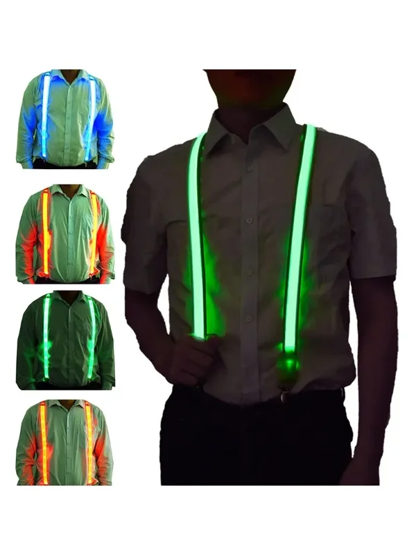 AliExpress - NEUE Hosenträger mit Fliege LED Lichter Frau Kleiderbügel für Männer Hosenträger für Hosen Hosenträger Männer Motorrad Hosen Gürtel SD01