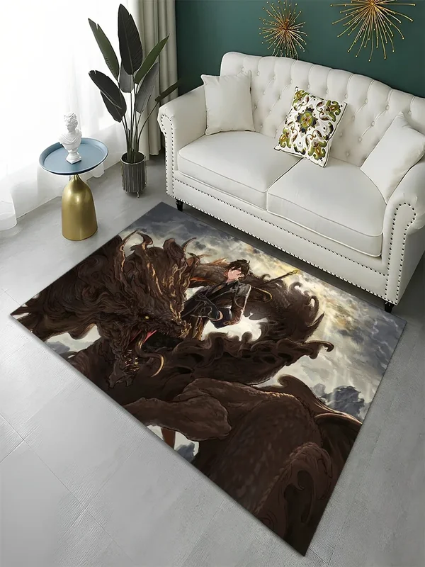 AliExpress - Spiel Genshin Impact Gamer Cartoon Teppich Teppich für Zuhause Wohnzimmer Schlafzimmer Sofa Fußmatte Dekor, Kinderbereich Teppich 