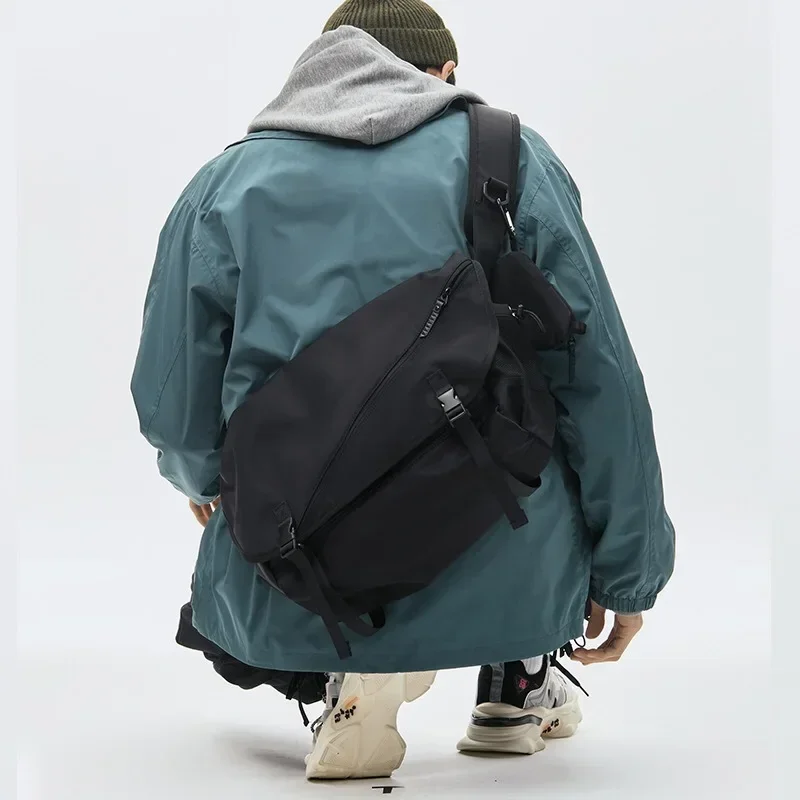 AliExpress - Kausalen Nylon Schulter Mann Tasche Japanischen Teenager Schule Laptop Sling männer Tasche Streetwear Reise Kreuz Tasche Messenger 