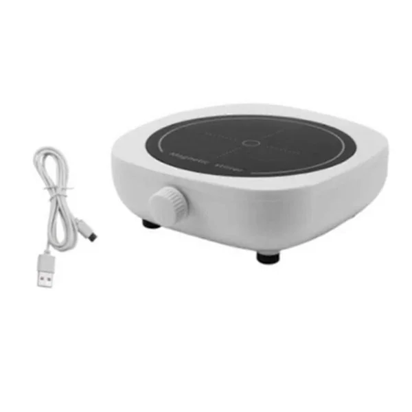 Magnetomrörare Mini Lab Omrörare Bärbar Omrörarplatta Med Omrörarstav 2l 4000rpm För Laboratorium Med USB-kabel