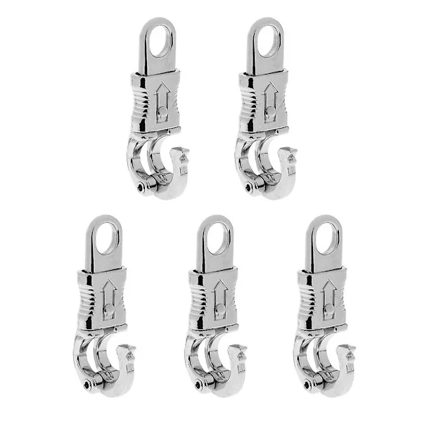 5 Pieces Premium Quality 100mm Alloy Equestrian Panic Hook Quick Release