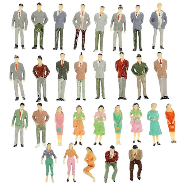 30 stk. Miniature Mennesker Figurer Små Mennesker Figurer Mini Figurer Miniature Figurer