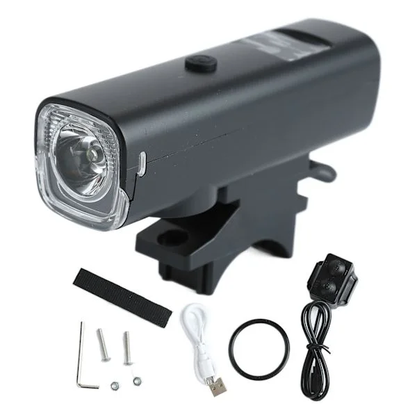 Rechargeable Bicycle Front Light Rechargeable Bicycle Light Set Bicycle Headlight with Horn for Night Riding