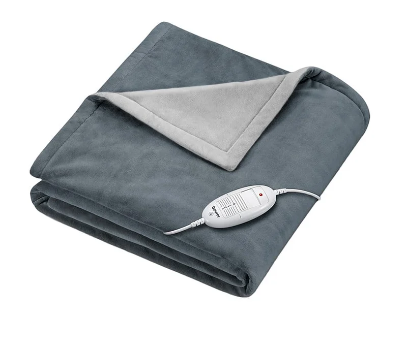 Beurer Varmeplaid Dark Grey HD075DG, Tøj & Bolig, Massage & Velvære, Varmetæpper