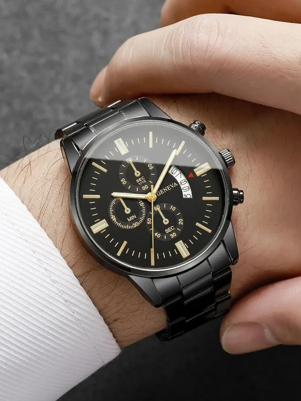 AliExpress - Montre à quartz pour homme en acier inoxydable de luxe, montres de mode pour homme, montres de travail pour homme, horloge Reloj Hombre