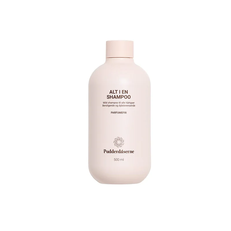 Pudderdåserne Alt i En Shampoo 500 ml, Hår, Shampoo, Hårshampoo