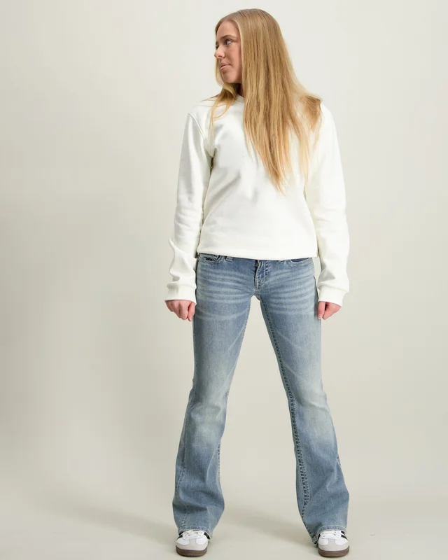 True Religion BECCA LOW RISE BOOTCUT Niebieski Jeansy Dziewczyna - Kids Brand Store