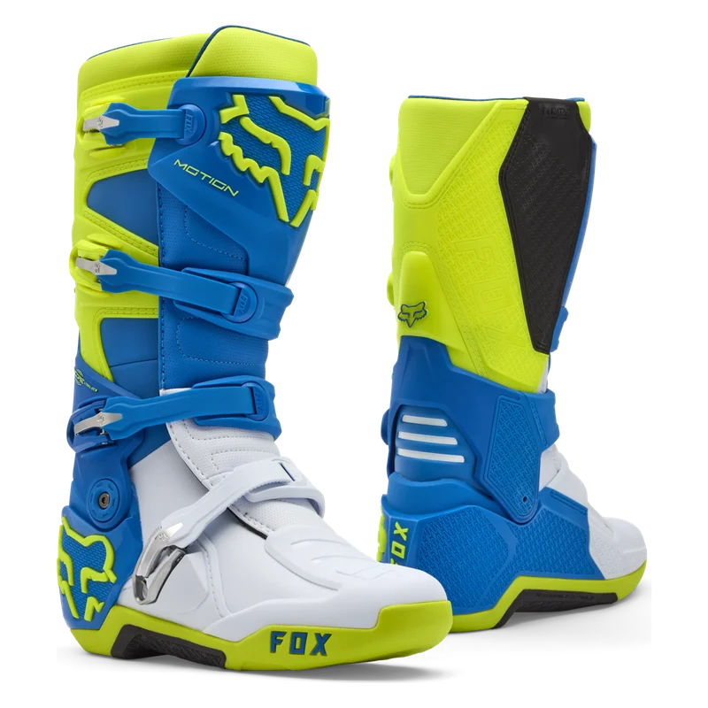 Motokrosové boty FOX Motion MX Modrá/Žlutá 43