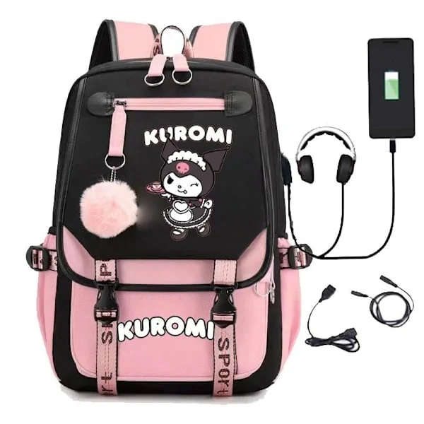 Kuromi Ryggsäck för Barn - Ryggsäckar - Ryggsäck (1 st) rosa