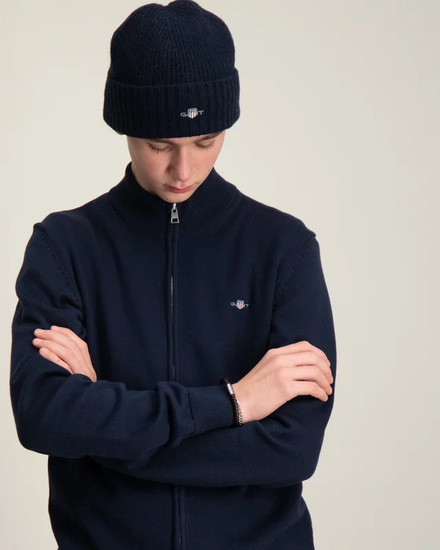 GANT CASUAL COTTON CARDIGAN Blå Trøjer Dreng - Kids Brand Store